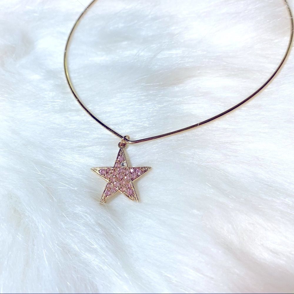 Vintage Star Choker Gold Wire - Picture 1 of 3